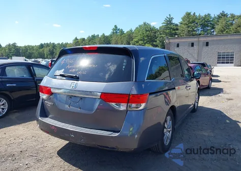 2014 Honda Odyssey Ex-L from USA, damaged, VIN 5FNRL5H66EB074147